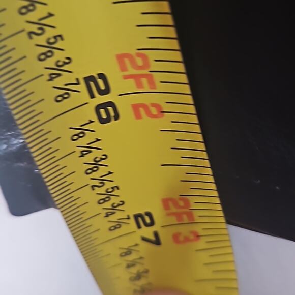 Express Black Faux Leather High Rise Ankle Legging - Size 0 Regular - Picture 8 of 8